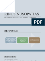 Rinosinusopatias: causas, clasificación y tratamiento