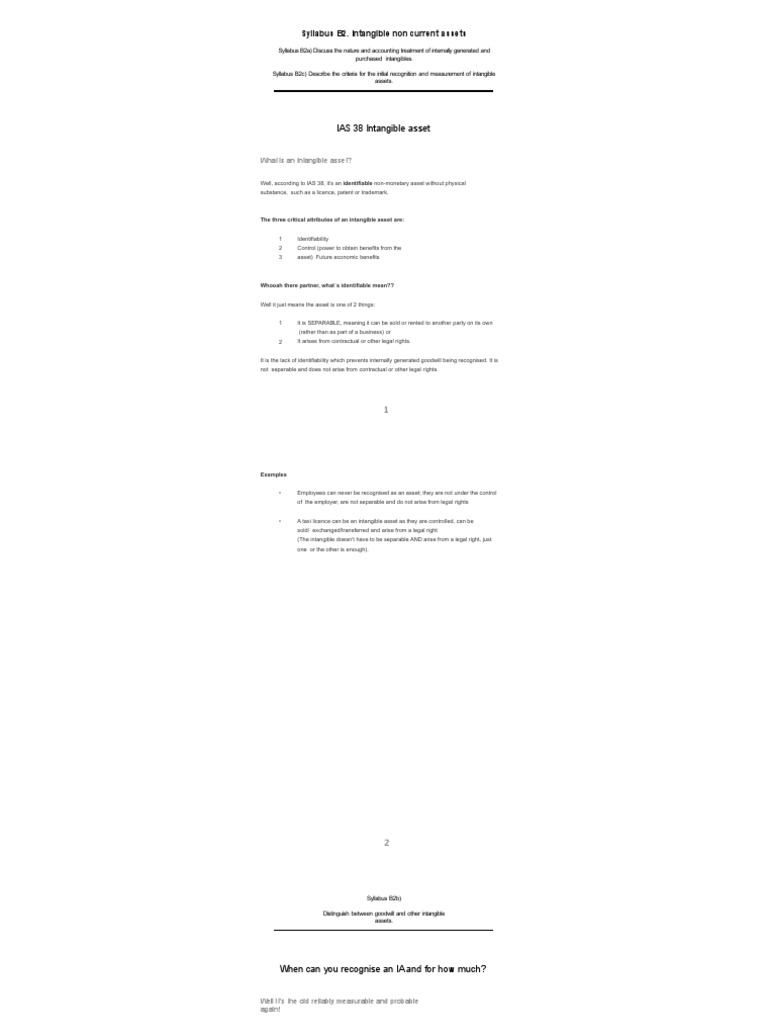 2 Ppt On Intangible Assets Pdf Intangible Asset Goodwill Accounting