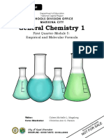 Q1 M5 SHS - GENERAL-CHEMISTRY-1 - Empirical-and-Molecular-Formula