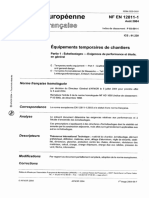 NF en 12811 1 Equipements Temporaires de Chantier Partie 1 Echafaudages Exigences de Performances Et Etude en General 08 2004 PDF