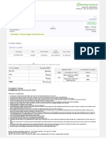 E-Ticket Spicejet Invoice