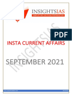 INSTA September 2021 Current Affairs Compilation