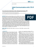 Green HSR Reliable Communication With LTE-R Using MIMO-DPD