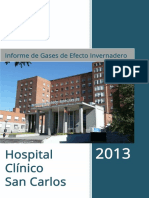 Medio Ambiente - Informe GEI 2013 HCSC