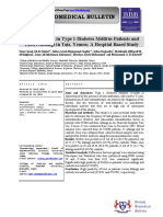 Autoantibodies in Type 1 Diabetes Mellitus Patients Andtheirs Siblings in Taiz Yemen A Hospital Based Study