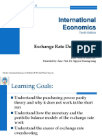 International Economics: Exchange Rate Determination