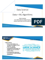 Data Science Data + ML Algorithms