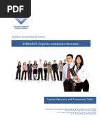 BSBINM301 Organise Workplace Information