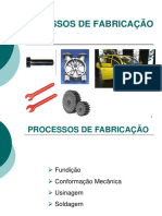 Processos de Fabricação em Fundição