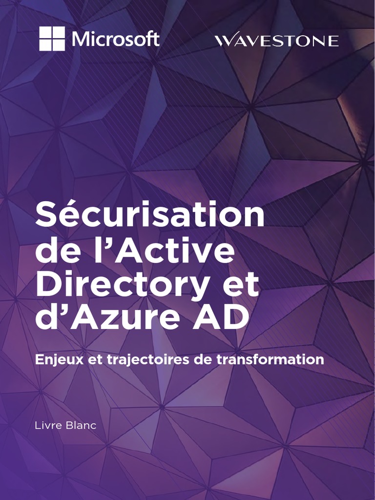 Sécurisation Active Directory et Azure AD | PDF | Active Directory ...