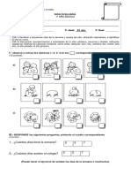 1º Básico - Guía Evaluada. Historia