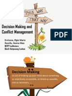 Decision Making and Conflict Management Presentation