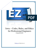 IA101 Iowa Codes Rules and Ethics For Engineers
