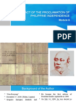 Act of The Proclamation of Philippine Independence