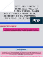 Mejoramiento Del Servicio de Transitabilidad Vial en