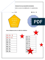 Busca El Producto de Las Siguientes Divisones