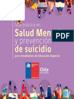 Guía Práctica en Salud Mental y Prevención de Suicidio Para Estudiantes de Eduación Superior