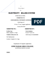 Electricity Billing System