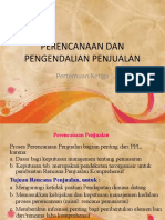 Perencanaan Dan Pengendalian Penjualan