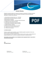 Informe Tecnico Instalacion Gypsum.