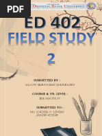 Ed 402 Field Study 2 Module 1