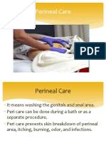 Perineal Care