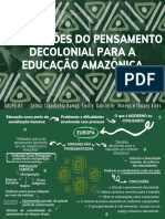 Implicações Do Pensamento Decolonial para A Educação Amazônica