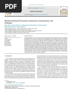 2021 - Machine Learning For 5G Security Architecture