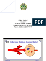 Interaksi Radiasi DGN Materi 1617