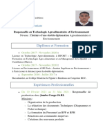 CV Monsieur Fadil BOLENGE