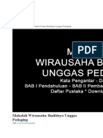 Wirausaha Produk Budidaya Unggas Pedaging