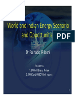 M1 P1 Energy Review World and India DR R R Joshi