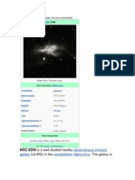 NGC 6240 Is A Well-Studied Nearby: Ultraluminous Infrared Galaxy Constellation Ophiuchus