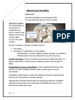 'Adhesive Joint Duarability Operative'