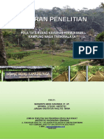 Pola Tata Ruang Kawasan Permukiman Kampung Naga Tasik Malaya