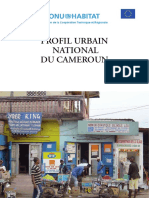 Profil Urbain National Du Cameroun