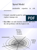 Spiral Model: - Requires Considerable Expertise in Risk Assessment