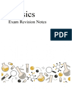 Physics: Exam Revision Notes