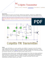 2 Transistor FM Voice Transmitter