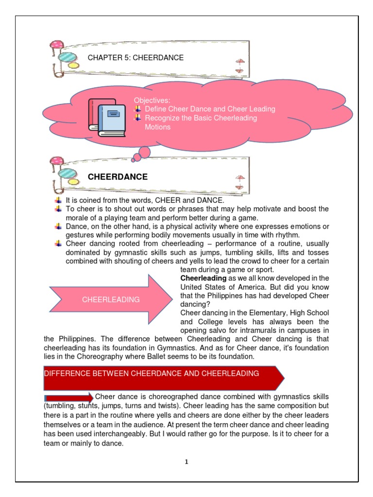 Chapter 5 Cheerdance PDF Cheerleading Flexibility (Anatomy)