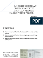 Variable Costing Metode HPP dan HPP