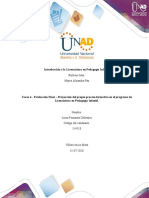 Tarea 4 Proyección Del Proceso Formativo