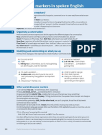 Discourse Markers in Spoken English