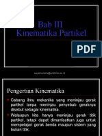 Kinematika Partikel