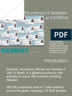 Recruitment & Selection at Siemens