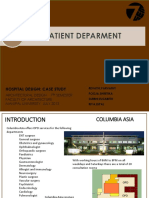 Out-Patient Deparment: Hospital Design: Case Study
