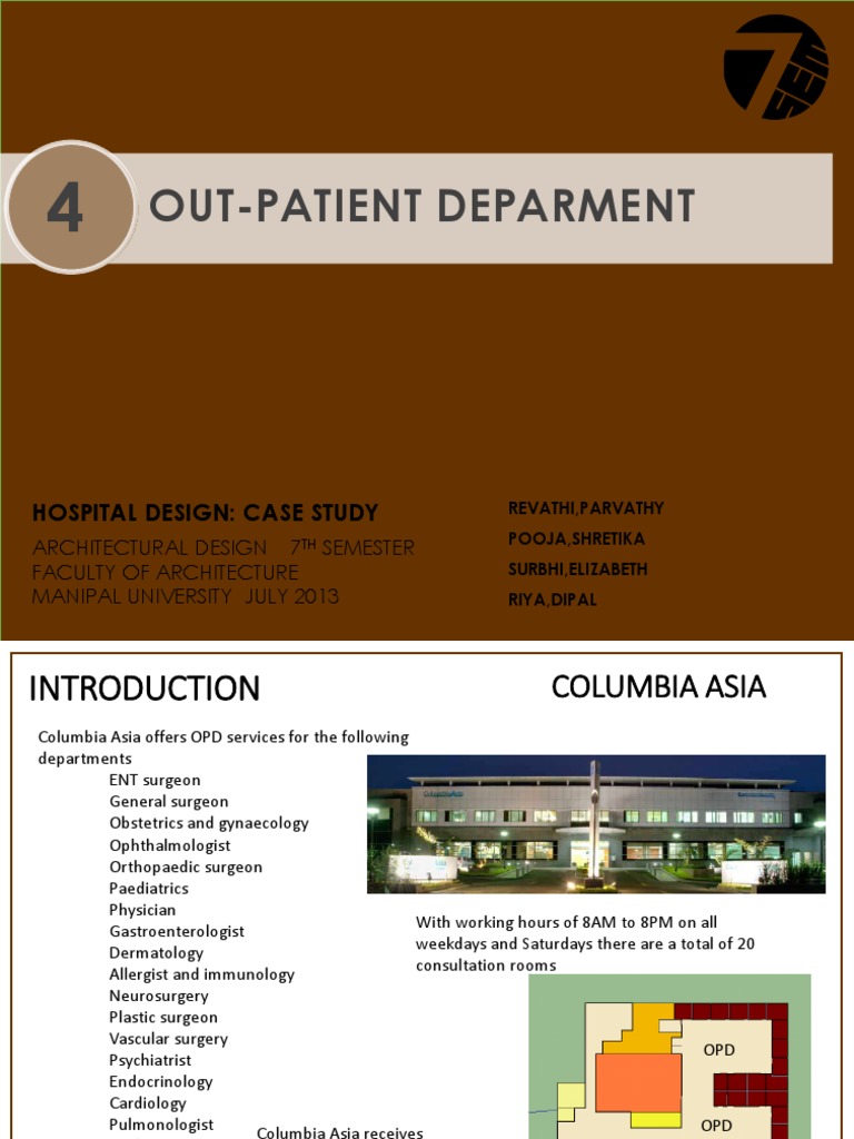 OPD Design and Layout Case Study | PDF | Patient | Hospital