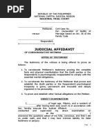 DV25 Domestic Violence Affidavit Form | PDF | Affidavit | Legal Procedure