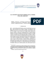 Concepto Del Estado Federal en La Teoría Pura Del Derecho