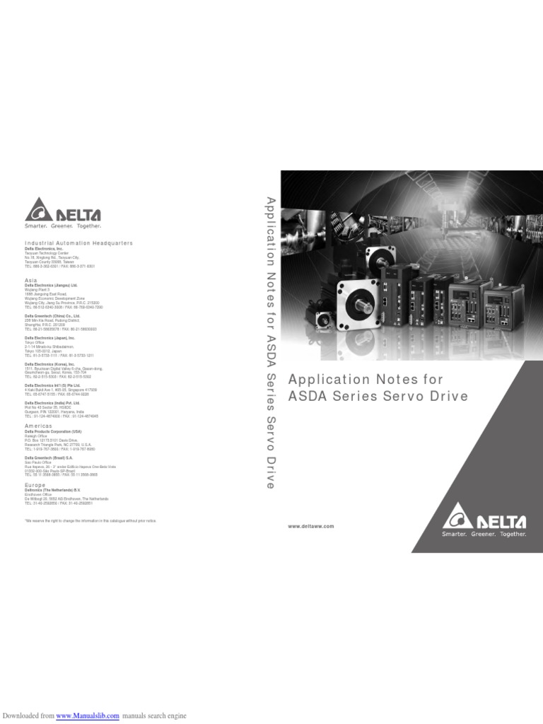 ASDA Servo Drive Guide | PDF | Parameter (Computer Programming ...